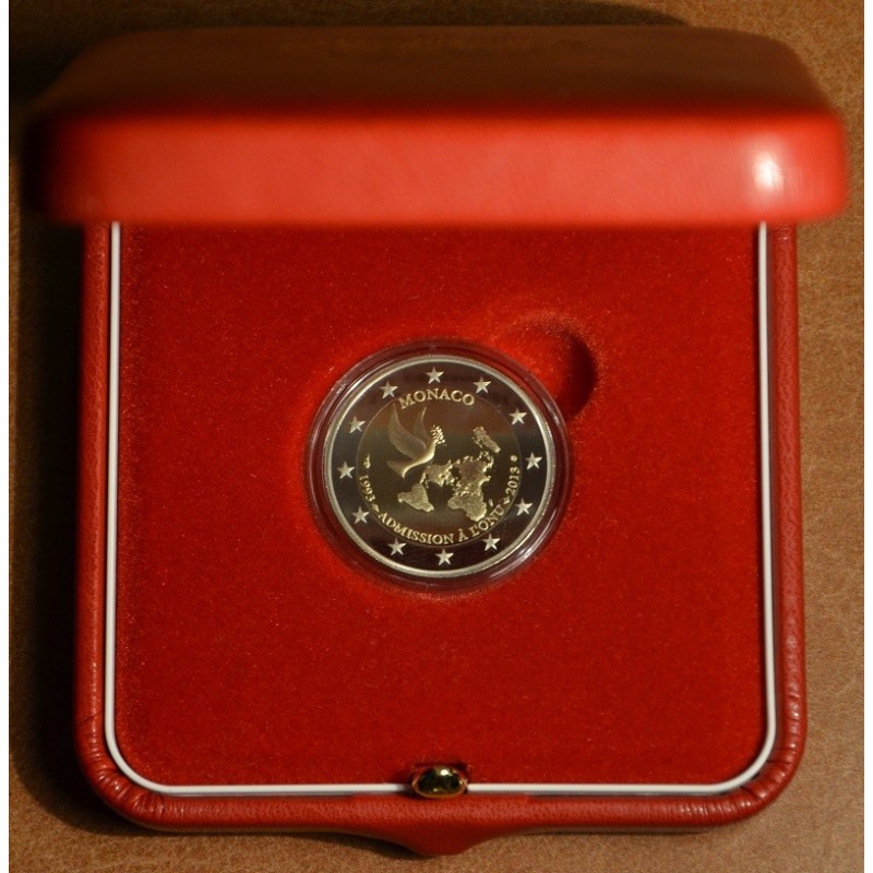 eurocoin eurocoins 2 Euro Monaco 2013 - 20th Anniversary of UN Memb...