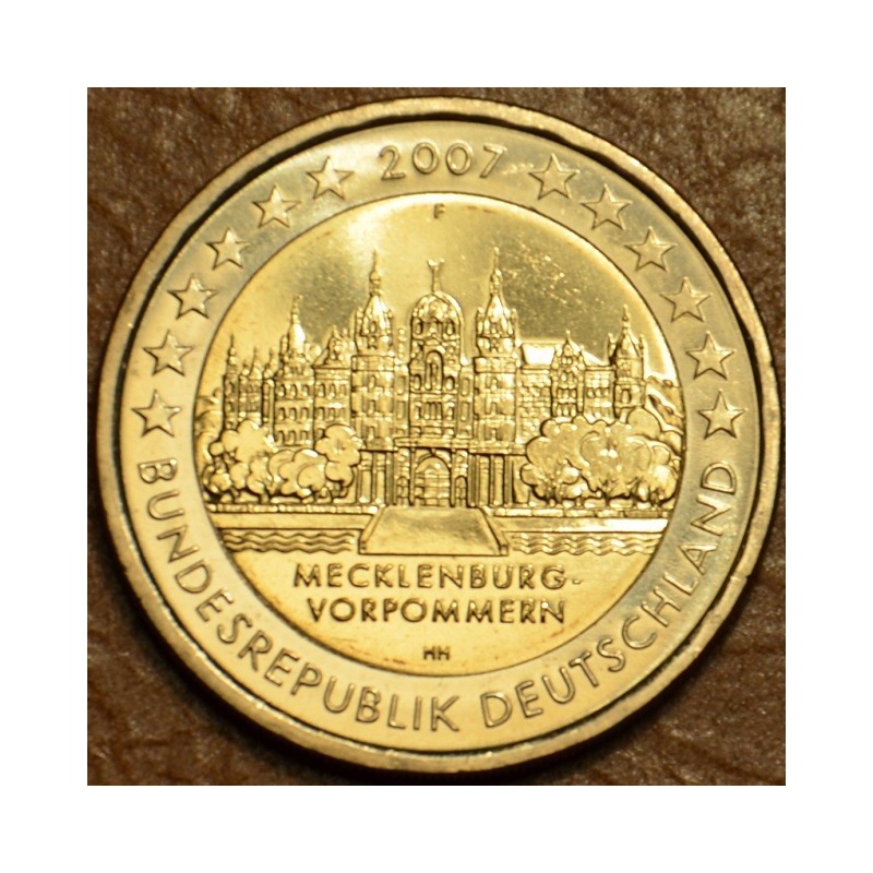 eurocoin eurocoins 2 Euro Nemecko 2007 \\"F\\" Mecklenburg-Vorpomme...