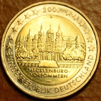 2 Euro Nemecko "G" 2007 - Mecklenburg-Vorpommern: Schwerin Castle (UNC)