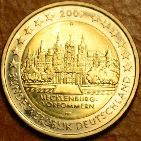 Euromince mince 2 Euro Nemecko 2007 \\"G\\" Meklenbursko-Predpomora...