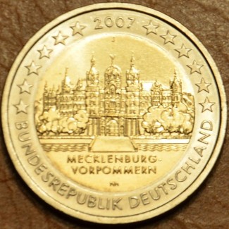 2 Euro Nemecko "J" 2007 - Mecklenburg-Vorpommern: Schwerin Castle (UNC)