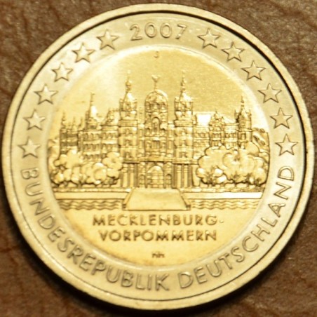 Euromince mince 2 Euro Nemecko 2007 \\"J\\" Meklenbursko-Predpomora...