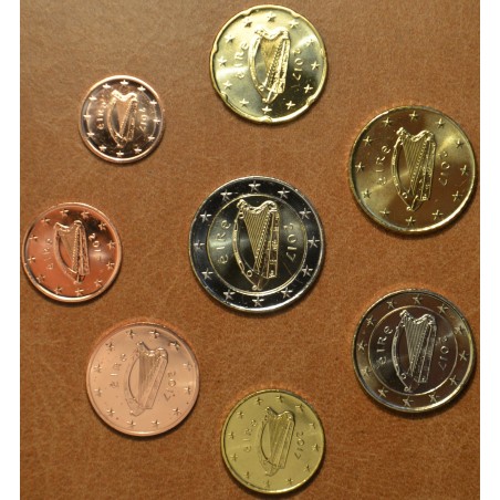 eurocoin eurocoins Set of 8 coins Ireland 2017 (UNC)