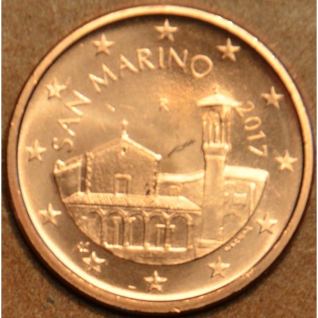 Euromince mince 5 cent San Marino 2017 - Nový design (UNC)