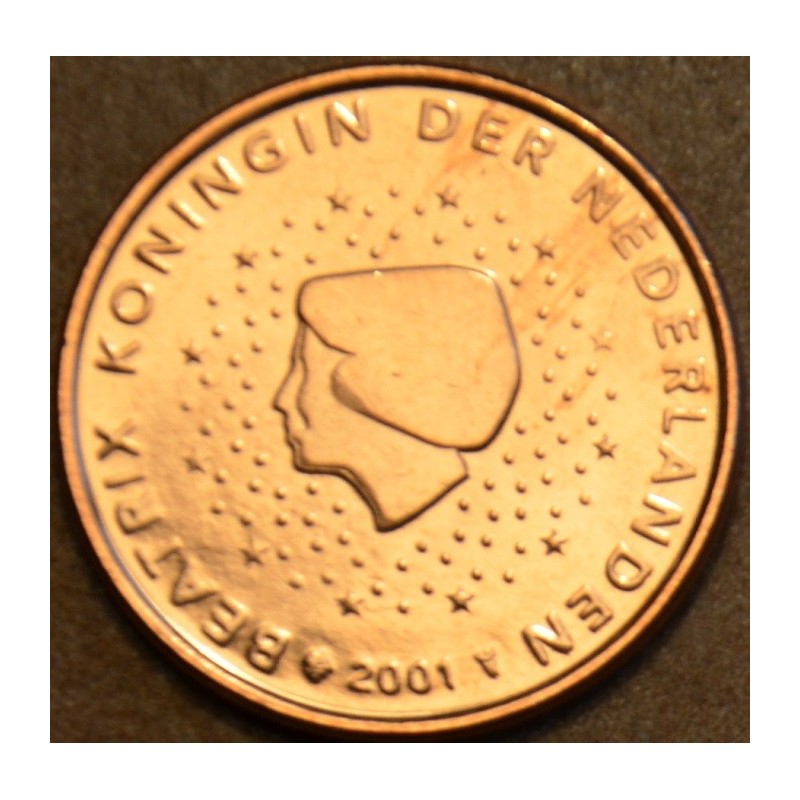 Euromince mince 1 cent Holandsko 2001 (UNC)