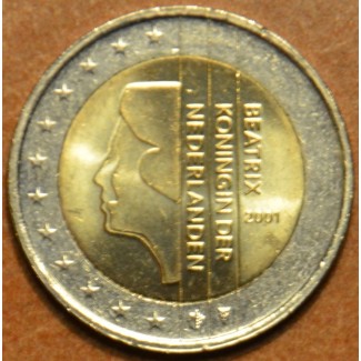 Euromince mince 2 Euro Holandsko 2001 - Kráľovná Beatrix (UNC)