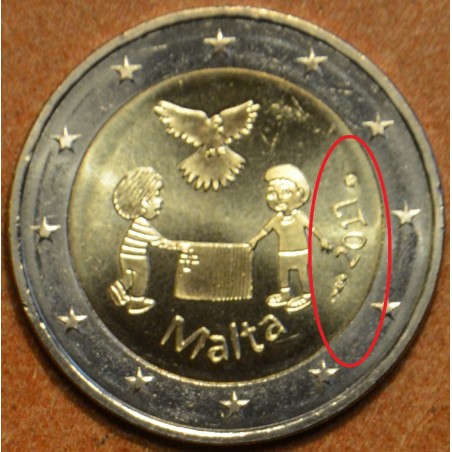 Euromince mince 2 Euro Malta 2017 Solidarita s deťmi - francúzska z...