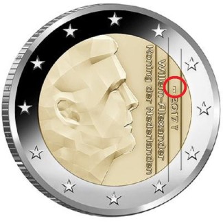 Euromince mince 2 Euro Holandsko 2017 - Nový znak \\"most\\" (UNC)