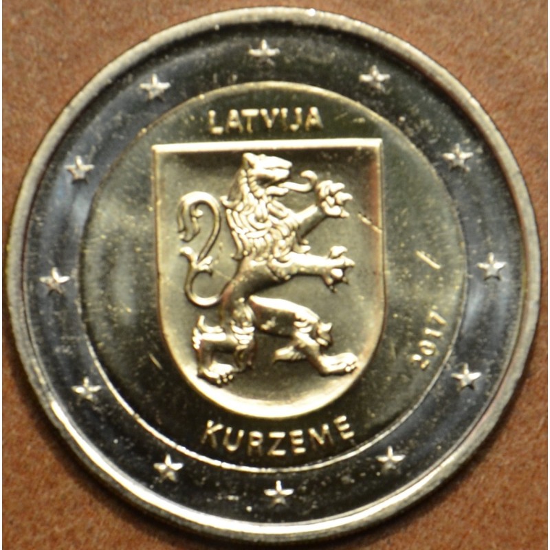 Euromince mince 2 Euro Lotyšsko 2017 - Región Kurzeme (UNC)