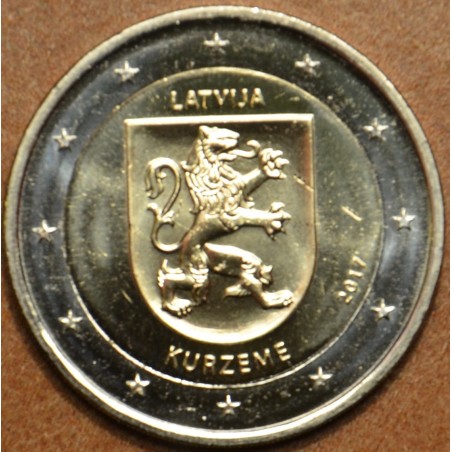 euroerme érme 2 Euro Lettország 2017 - A Kurzeme régió (UNC)