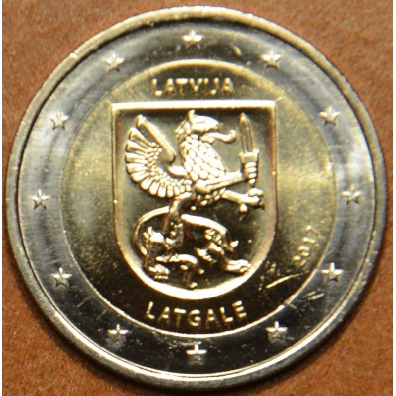 eurocoin eurocoins 2 Euro Latvia 2017 - Latgale (UNC)
