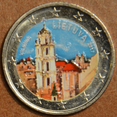 eurocoin eurocoins 2 Euro Lithuania 2017 - Vilnius II. (colored UNC)