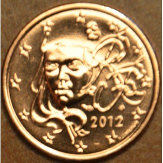 Euromince mince 1 cent Francúzsko 2012 (UNC)
