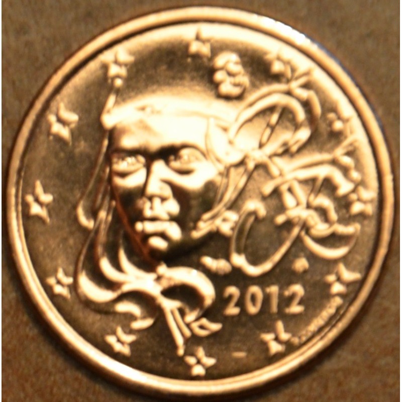eurocoin eurocoins 1 cent France 2012 (UNC)