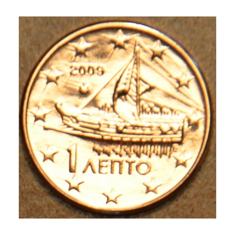 eurocoin eurocoins 1 cent Greece 2009 (UNC)