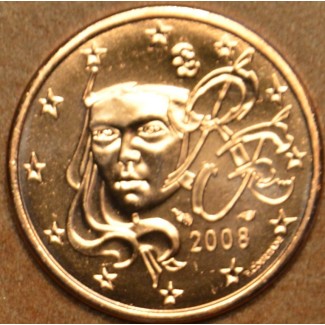 Euromince mince 1 cent Francúzsko 2008 (UNC)