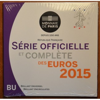 Euromince mince Francúzsko 2015 sada 8 euromincí (BU)