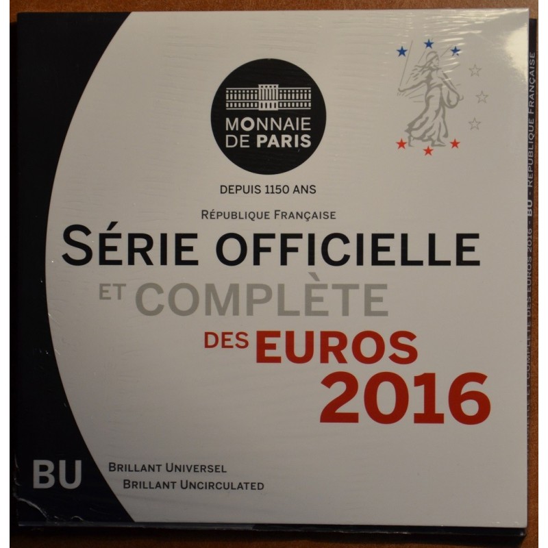 Euromince mince Francúzsko 2016 sada 8 euromincí (BU)