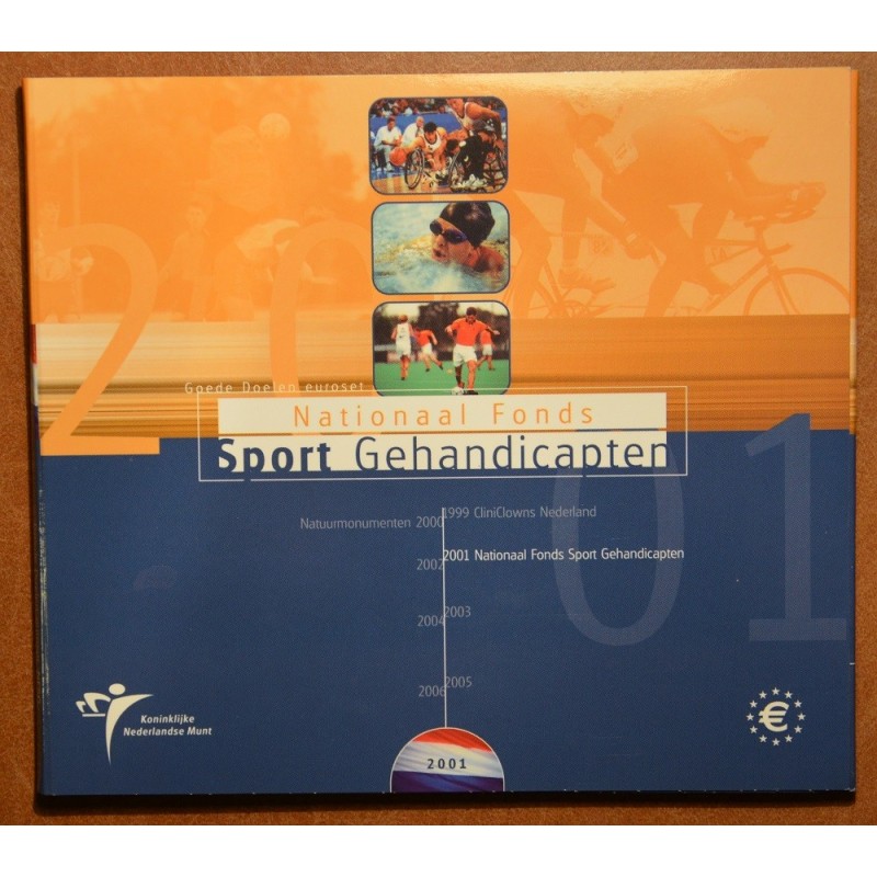 euroerme érme Holland 8 részes forgalmi sor 2001 (BU)