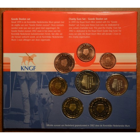 Euromince mince Sada 8 mincí Holandsko 2002 (BU)