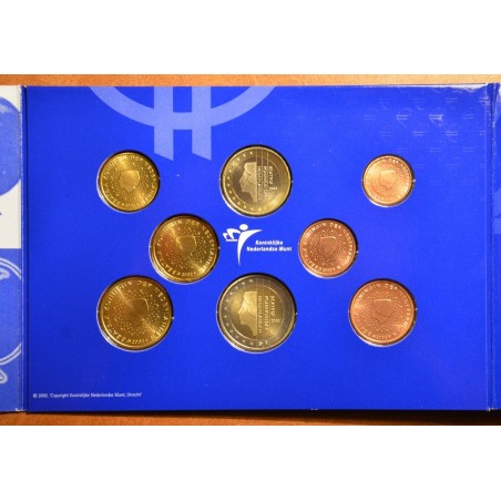 eurocoin eurocoins Set of 8 coins Netherlands 2002 (BU)