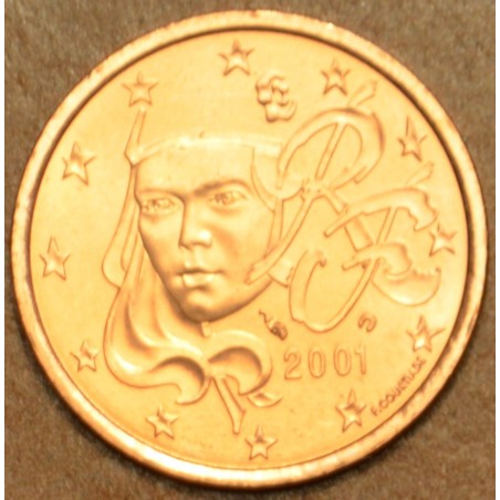 eurocoin eurocoins 1 cent France 2001 (UNC)