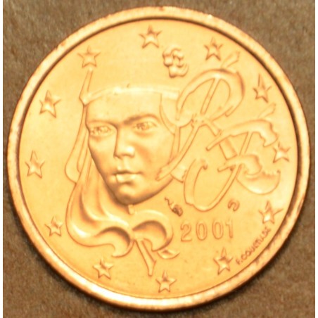 Euromince mince 1 cent Francúzsko 2001 (UNC)