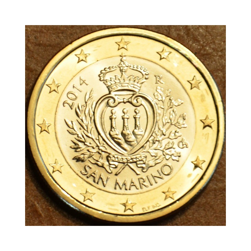 eurocoin eurocoins 1 Euro San Marino 2014 (UNC)