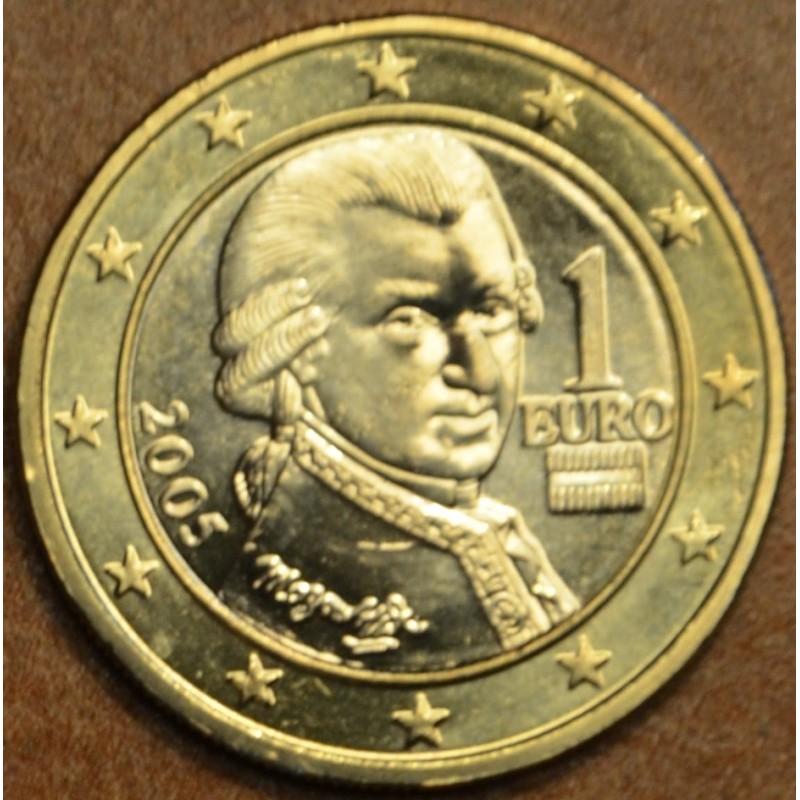 Euromince mince 1 Euro Rakúsko 2005 (UNC)