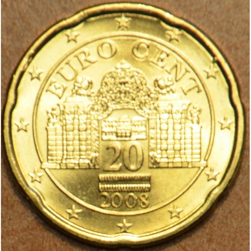 Euromince mince 20 cent Rakúsko 2008 (UNC)