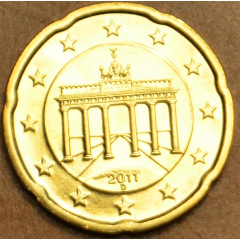 eurocoin eurocoins 20 cent Germany \\"D\\" 2011 (UNC)
