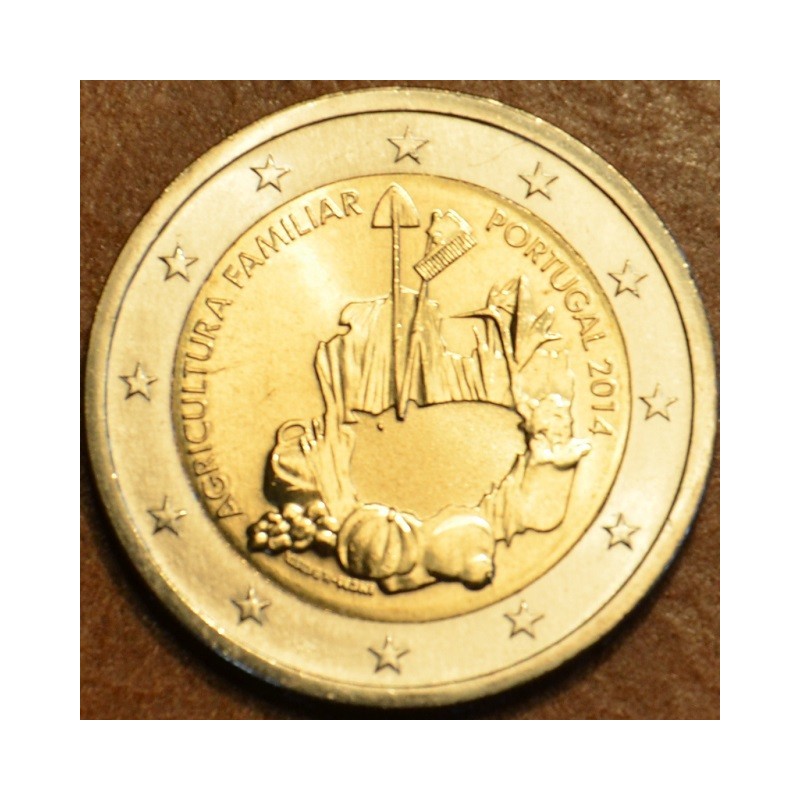 Euromince mince 2 Euro Portugalsko 2014 - Rodinné farmárstvo (UNC)