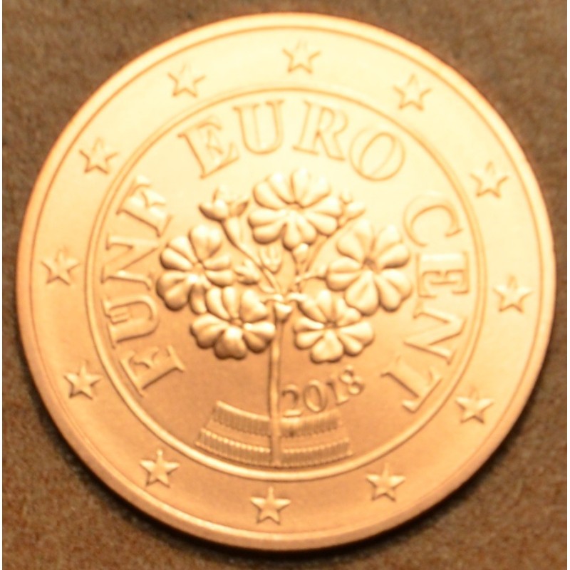euroerme érme 5 cent Ausztria 2018 (UNC)
