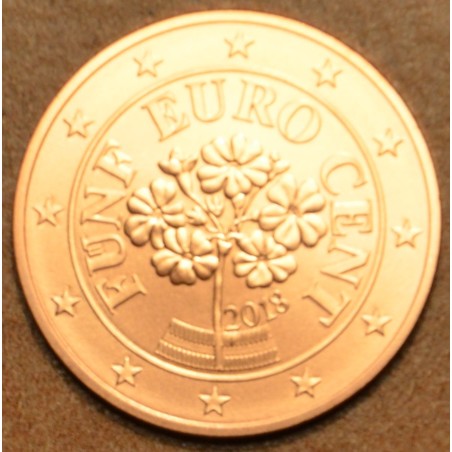 euroerme érme 5 cent Ausztria 2018 (UNC)