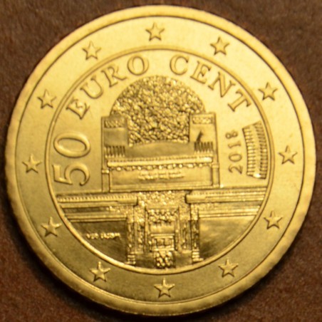 Euromince mince 50 cent Rakúsko 2018 (UNC)