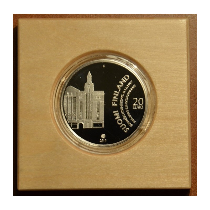 Euromince mince 20 Euro Fínsko 2017 - Nezávislosť (Proof)