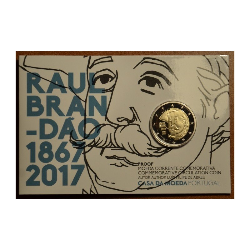 eurocoin eurocoins 2 Euro Portugal 2017 - Raul Brandao (Proof)