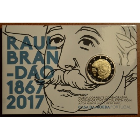 eurocoin eurocoins 2 Euro Portugal 2017 - Raul Brandao (Proof)