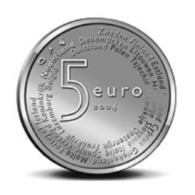 Euromince mince 5 Euro Holandsko 2004 - Rozšírenie EU (UNC)