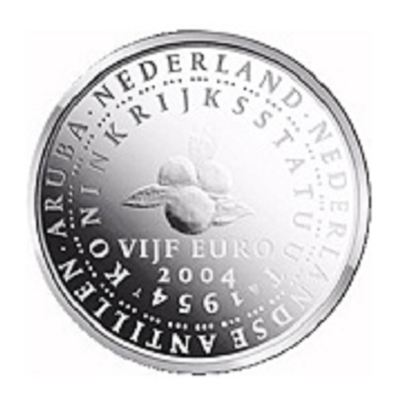 euroerme érme 5 Euro Hollandia 2004 - A királyság évfordulója (UNC)