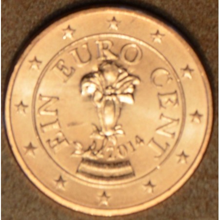 euroerme érme 1 cent Ausztria 2014 (UNC)