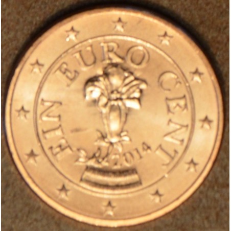 Euromince mince 1 cent Rakúsko 2014 (UNC)