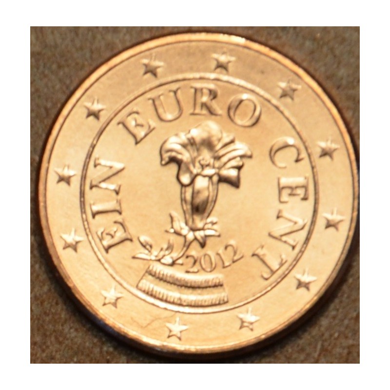 Euromince mince 1 cent Rakúsko 2012 (UNC)