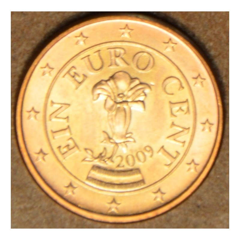 Euromince mince 1 cent Rakúsko 2009 (UNC)