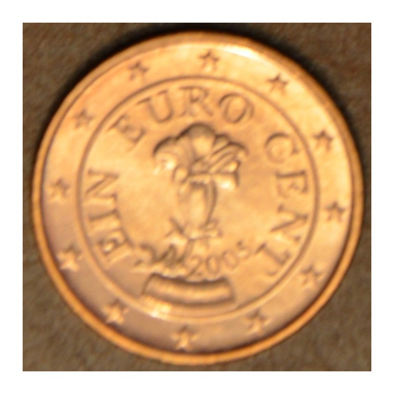 Euromince mince 1 cent Rakúsko 2005 (UNC)
