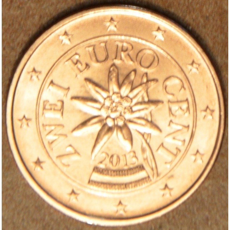 euroerme érme 2 cent Ausztria 2013 (UNC)