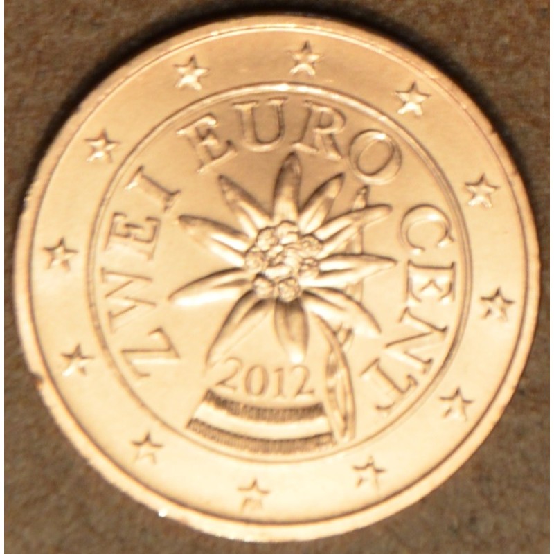 euroerme érme 2 cent Ausztria 2012 (UNC)