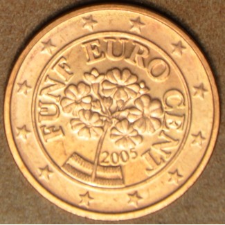 eurocoin eurocoins 5 cent Austria 2005 (UNC)