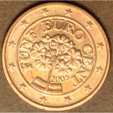euroerme érme 5 cent Ausztria 2005 (UNC)