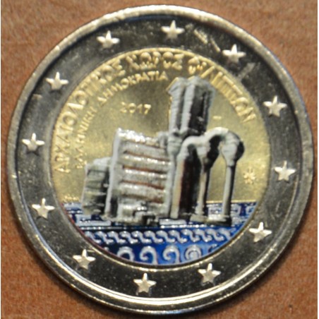 euroerme érme 2 Euro Görögország 2017 - Philippi II. (színezett UNC)
